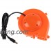 BUYEONLINE Mini Fan - Mini Fan Blower For Mascot Head Inflatable Costume 6V Powered 4Xaa Dry Battery Orange - B06XNRS3FS
